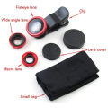 Mobile Phone Camera Lens Kit Fish Eye Macro Wide Angle Universal 3 In 1 Smartphone Lens Kit. 