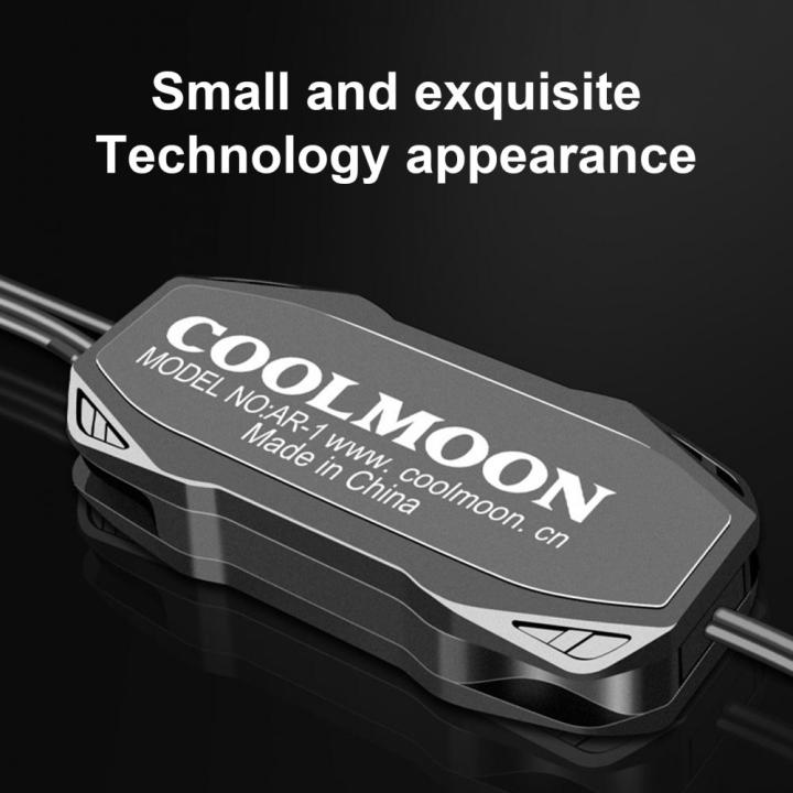 Coolmoon%20Excellent%20Wide%20Compatibility%20Rgb%20Controller%20Black%20Pc%20Fan%20Argb%20Controller%20Standard%20For%20Led%20Lighting%20Strip%20-%20Image%203