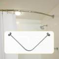 Bathroom Curved Shower Rod Bathtub Corner Shower Curtain Rod for Bedroom. 