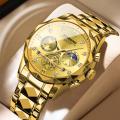 Premium Edition Stainless Steel Watch Luxury Quartz Analog Business Chain Fashion Casual Men Wrist Watches For Boys Gents Woch - White Black Blue Gold Silver PM. 