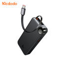 MC-3870 30W Built-in Retractable Cable Digital Display 10000mAh Power Bank. 