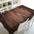 Branch Wood Plank Pattern Kitchen Rectangular Tablecloth Wedding Party Decoration Living Room Coffee Table Waterproof Tablecloth. 