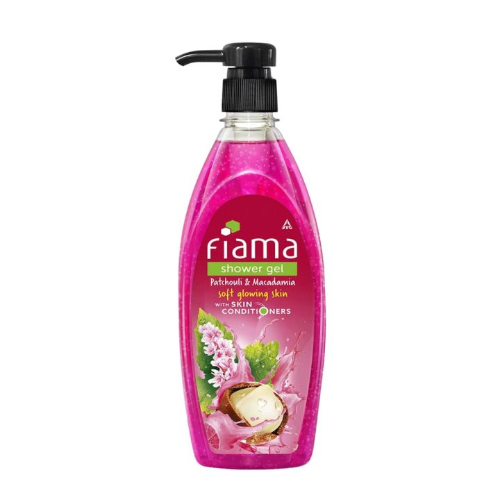 Fiama Body Wash Shower Gel Patchouli & Macadamia, 500ml, Body Wash for Women & Men with Skin Conditioners For Soft, Glowing Skin, Suitable for All Skin Types(From india)