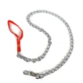 Heavy Duty Metal Cat Leash Chew Proof Dog Chain Leash 2mm 105cm Heavy Duty Sturdy Pet Cat Leash with Padded Handle for Large Small Cat Bulldog. 