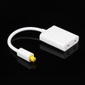 Optical Digital Audio Cable Splitter Adapter 2 Way SPDIF Toslink 1 To 2 Out Hub. 