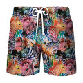 Hawaii Beach Shorts Men Casual 3D Printed Natural Plants Swimsuit Quick Dry Bermuda Surf Board Shorts Pants Fashion Swim Trunks. 