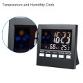 LCD Digital Hygrometer Thermometer Temperature Humidity Meter Room Indoor Clock. 