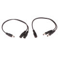 DC 12V 1 Female To 2 Male Power Split Splitter Cable For CCTV Camera Security DVR Accessories LED Light Strip BOYUAN. 