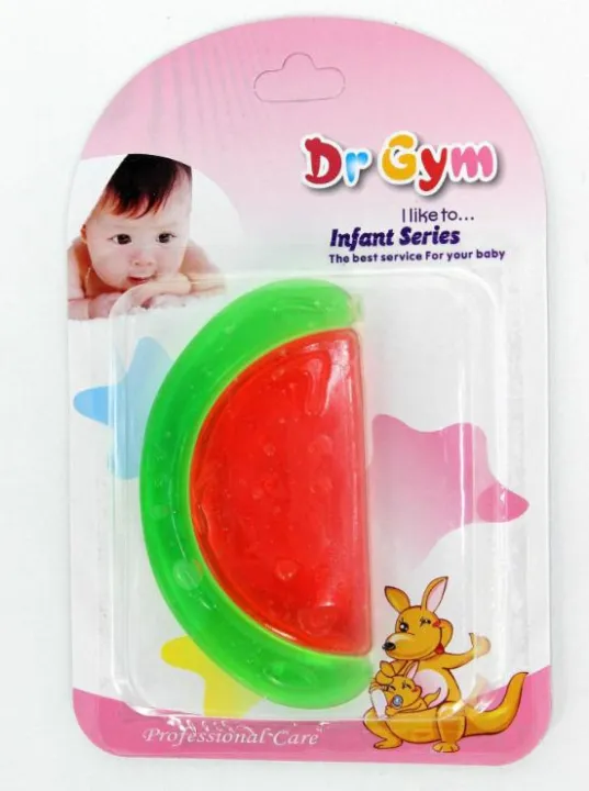 Baby Fruit Teething Toys - BPA Free Silicone Toy - Cute, Easy to Hold, Soft and Highly Effective Teether - Unique Teethers Best for 0-6 6-12 Months Boy or Girl Gifts
