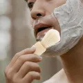 WHITE CLOUD Shaving Brush Wooden Handle Barber Salon Neck Shaver Saloon Shave Brush. 