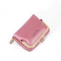 Mumu 1076 Korean Cute Coin Purse Detachable Wallet Ladies Card Holder Elegant Wallets For Woman. 