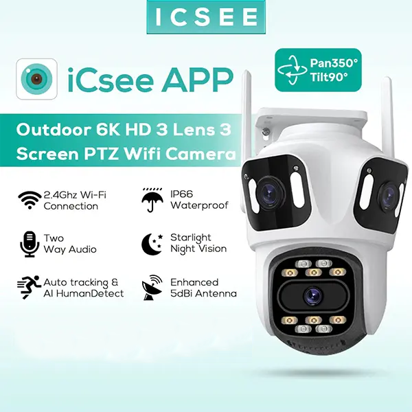 Wifi%20Triple%20Lens%203Mp%20CCTV%20Camera%20with%20Two%20Way%20Audio,%20Night%20Vision%20Color%20(code%20:1028A)%20-%20Image%202
