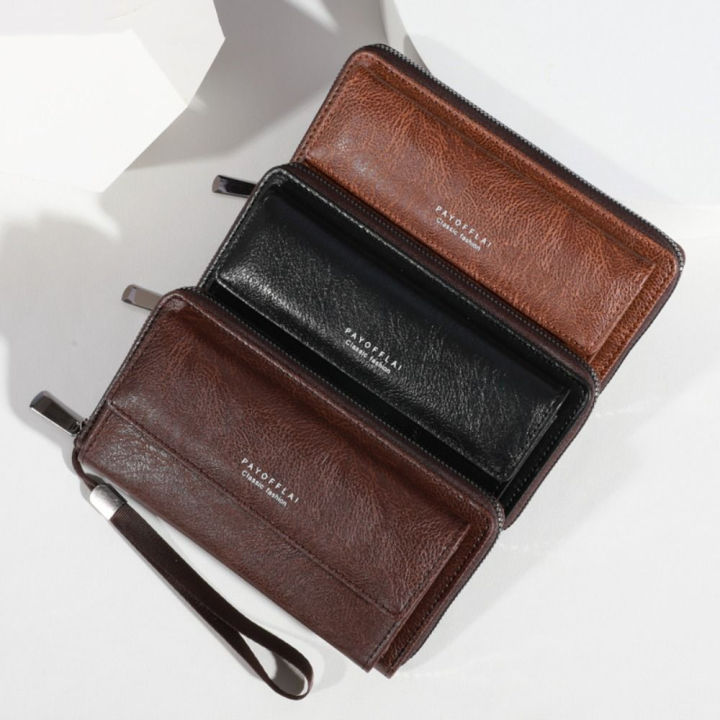 Long%20Men's%20Wallet%20Pu%20Large%20Capacity%20Business%20Wallet%20Zipper%20Double%20Layer%20Men%20Clutch%20Bag%20Handbag%20-%20Image%208