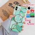 Vorix Any Model Samsung Infinix Vivoo Oppoo Huawei Realmee Reno Tecno Apple_iPhone Back Cover For Girls Boys TPU Silicon Printed Marble Case - Design 2GudMrblPrplPopSct Printed Marble Style Soft Mobile Cover Case Pouch Pop Scoket Mobile Holder- Green. 