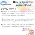 Sensory Therapy Brush for Autism ADHD ADD / Wilbarger Protocol. 