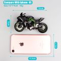 kawasaki ninja h2r toys 1:18 Scale mini maisto Kawasaki Ninja H2 H2R diecast street Supersport bike trail racing motorcycle modeling toy for kid's boysBalloons. 