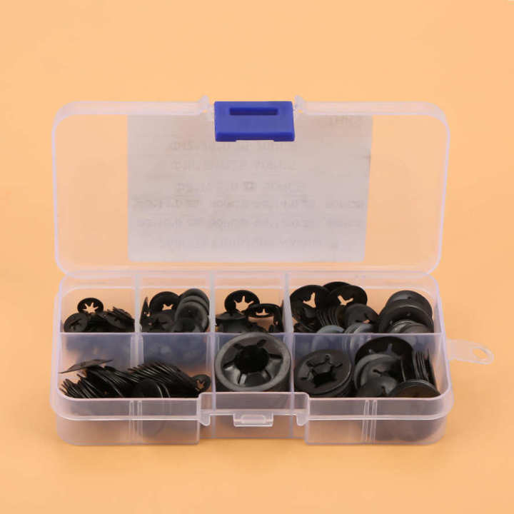 260pcs Manganese Steel Push On Washer Retaining Lock Washers Set 3mm-12mm
