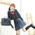 Suit jk Sailor Suit Genuine Basic Style College Style Two Uniform Japanese Orthodox Gray Full Set Uniform Dress. 