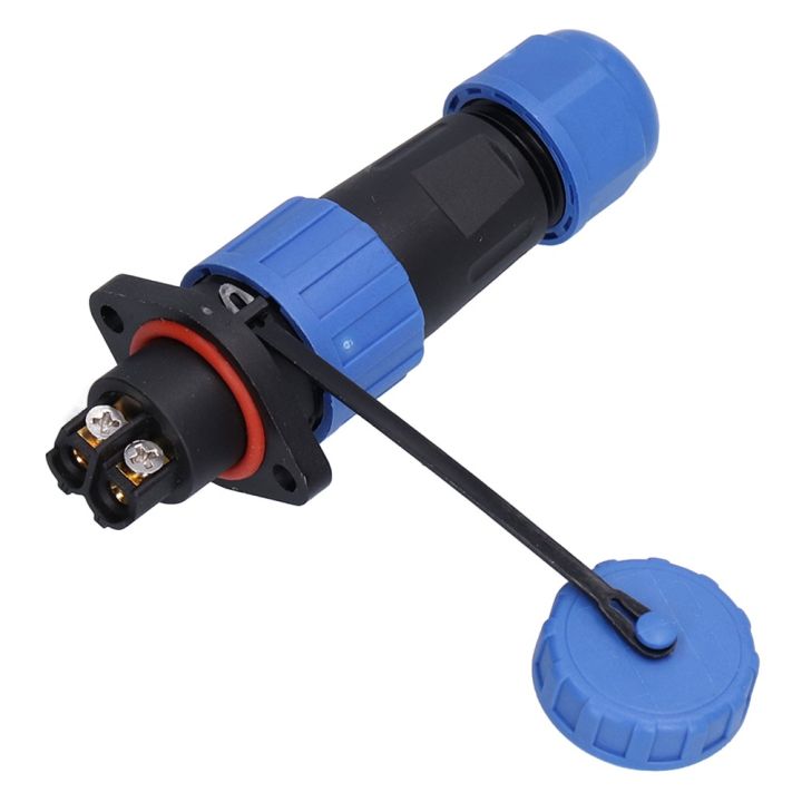 Aviation Socket LP16 Aviation Plug Socket Flanged 2PIN Waterproof ...