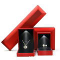 Simple And Elegant High Grade And Exquisite LED Light Jewelry Box Spray Painted Ring Box High End Jewelry Box. 