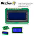 16X4 Character type STN Blue 16 Pin 8 bit Parallel 5V LCD Display Module 1604. 