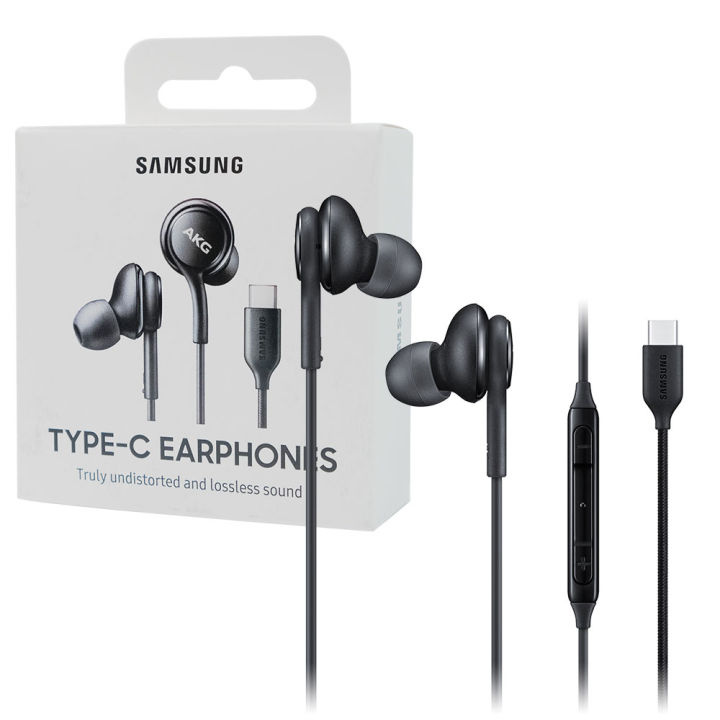 Samsung AKG Type-C Earphone In Ear Wired Type C Port Handsfree Headphone With Mic