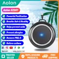 【BestGO】Aolon Air Purifier XZ001 Wearable Air Purifier Necklace Mini Portable USB Air Cleaner Negative Ion Generator Low Noise Air Freshener USB Charge,For home And Outdoor. 