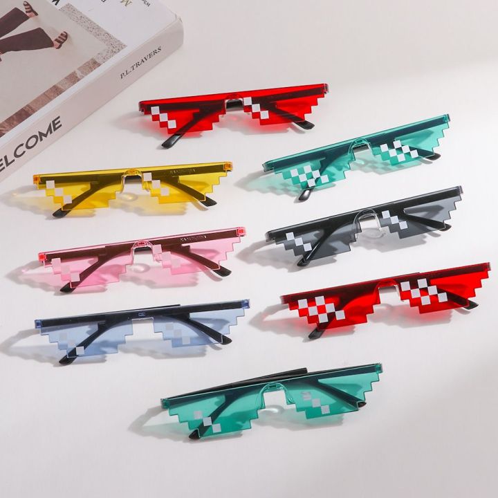 Mosaic%20Sunglasses%208%20Bit%20Pixelated%20Ladies%20Sunglasses%20Retro%20Gamer%20Robot%20Eyeglasses%20For%20Men%20Women%20Thug%20Life%20Shades%20Kid%20Toys%20-%20Image%202