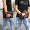 EsoGoal Crossbody Bag Men Clutch Bag Casual Handbag Fashion Small Sling Bag for man Leather Sling Shoulder Bag. 