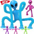 popit toys 1/3pcs Telescopic Alien Suction Cup Toys Kids Children Pop Tube Sensory Playing Stress Relief Fidget Games Early Education ToyParty Packs Sets. 