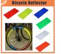 Bicycle reflector Fluorescent Bike Bicycle Sticker Cycling Wheel Rim Reflective Stickers. 