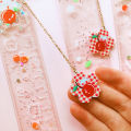 【SkinHorizon】School supplies school accessories office gadgets Aesthetic Stationery Bookmark Cute Cherry Drawing Quicksand Ruler cute things. 
