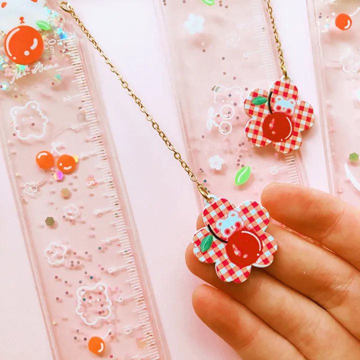 %E3%80%90SkinHorizon%E3%80%91School%20supplies%20school%20accessories%20office%20gadgets%20Aesthetic%20Stationery%20Bookmark%20Cute%20Cherry%20Drawing%20Quicksand%20Ruler%20cute%20things%20-%20Image%205