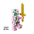 【Recently popular】Minecraft Zombie Hunter Alex Steve Creeper Villager Compatible with Lego Building Blocks Minifigures. 
