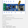 RS485 to LoRa wireless serial communication module. 