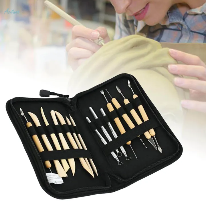 14x%20Clay%20Tools%20DIY%20Art%20Crafts%20Modeling%20Cutting%20Ceramics%20Clay%20Sculpting%20Tools%20-%20Image%203