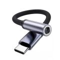 Type-C To 3.5mm Audio Converter Date Cables USB Headphone Jack Adapter AUX Cable. 
