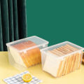 Kitchen accessories Bread Container Storage Box Dispenser Transparent With Cover Case Toast Cake Containers Airtight Box Bread Storage Box Home Tool XINYAN. 