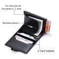 Men's Rfid Anti-Theft Safe Smart Thin Slim Smart Wallet Credit Card Holder Women Luxury Brand Design Business Cardholder Purse. 