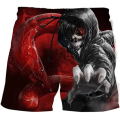 Otakuen Tokyo Ghoul 3D Printed Moon Ghoul Kaneki Ken Cool Anime Shorts Pants Men Women Chilren Beach Short Pants Swimming Trunks. 