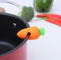 【HOT】 Cute Silicone Pot Lid Anti-Spill Rack Heat-Resistant Anti-Overflow Stoppers Pot Cover Lifter Holder Creative Kitchen Tool Gadget. 