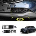 4x Car Front Lower Bumper Grill Grille Moulding Cover for CX5 -5 2022+ Front Bottom Middle Net Decoration B. 