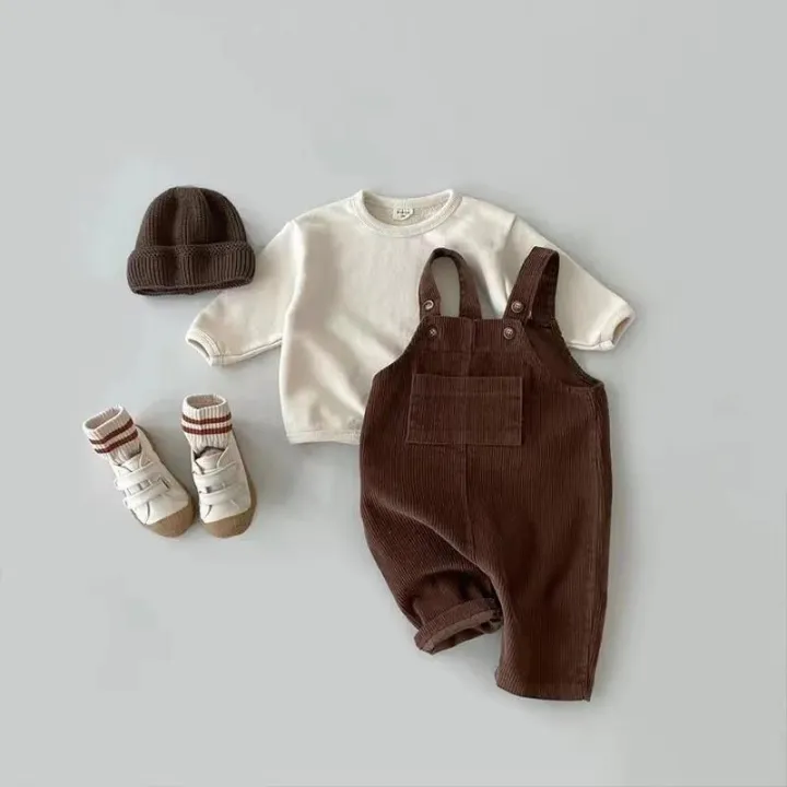 Autumn%20Winter%20Toddler%20Baby%20Boys%20Girls%20Solid%20Corduroy%20Suspander%20Romper%20Kids%20Playsuit%20Jumpsuit%20Clothes%20-%20Image%203