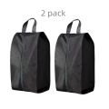 LeiyanOriginal 2 or 4 Pack Portable Nylon Waterproof Shoe Storage Bags with Zipper Closure for Men and Women Travel or Family Item Organize. 