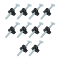 T Track Bolts Knob Kit Miter Track Sliding Nut T-Slider T Slot T Bolt for Woodworking Jigs Fixtures Tools Kit. 