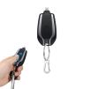 1500mAh Mini Power Emergency Pod,Keychain Portable Charger for IPhone or Type-c,Key Ring Cell Phone Charger,Ultra-Compact External Fast Charging Power Bank Battery Pack (Apple,Black+pink). 