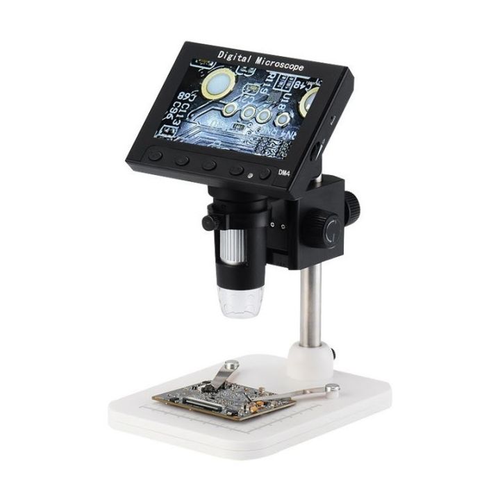 1000X 2.0MP 5.0MP Digital Microscope 4.3 Inch LCD Screen 8 LED USB Digital Electronic Microscope for PCB Repair Video Microscope