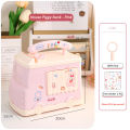 Cute House Car Money Box With Sticker Kawaii Piggy Bank For Kids Adults Big Size Savings Box For Coins Banknotes Birthday Gift. 