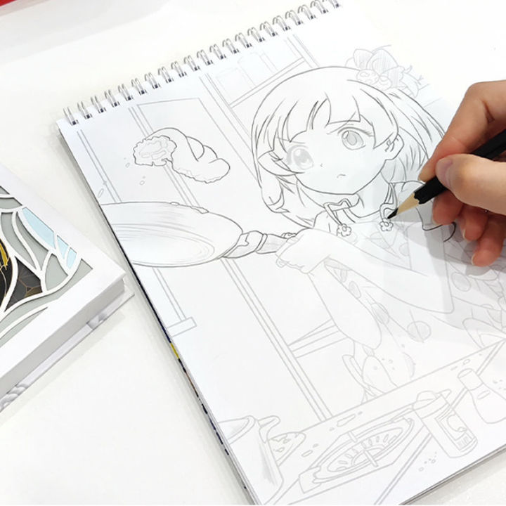 Novice%20Quick%20Painting%20Ancient%20Style%20Illustration%20Cartoon%20Self-Taught%20Suit%20Cartoon%20Tracing%20Book%20Cartoon%20Hand-Painted%20Illustration%20Coloring%20Exercise%20Book%20-%20Image%202