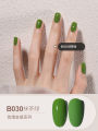 BOLE Bole nail polish spring and summer popular avocado green gray matcha green nail polish gel nail shop with light therapy gel. 